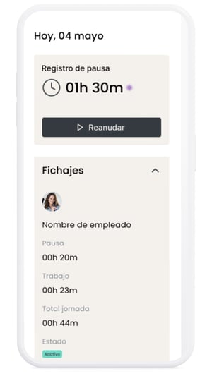 pausar registro horario jornada laboral en tufisio pausar registro horario jornada laboral en tufisio