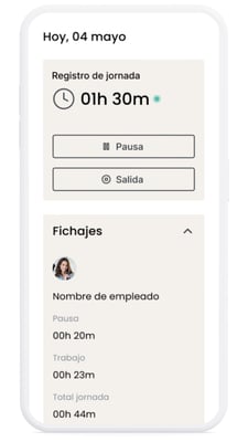 registro activo jornada laboral tufisio