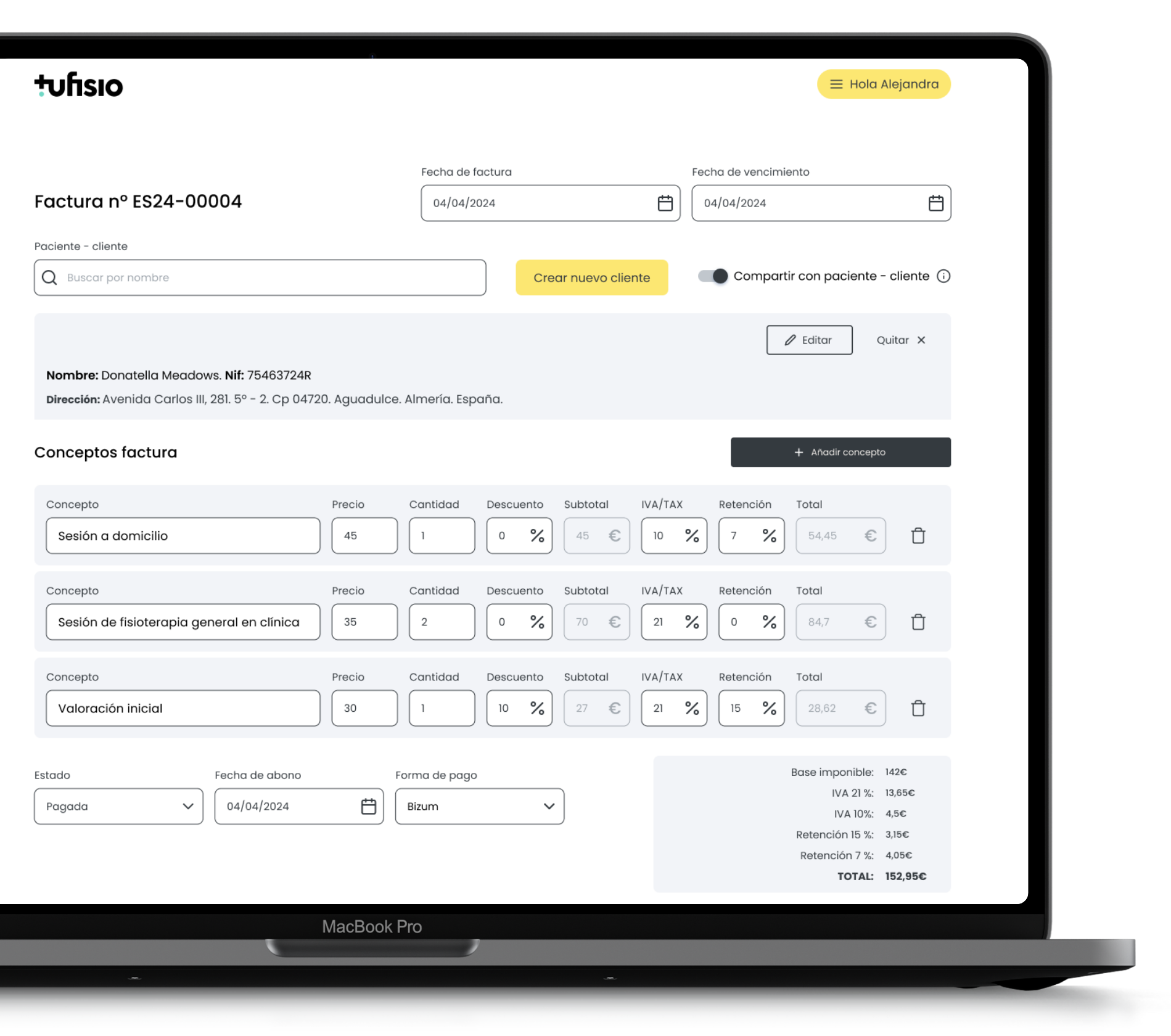 TUFISIO.COM redefine la gestión para fisioterapeutas con nuestra solución integral todo en uno, diseñada para optimizar tus citas y ofrecer un servicio excepcional a tus pacientes. Nuestra platafo-3