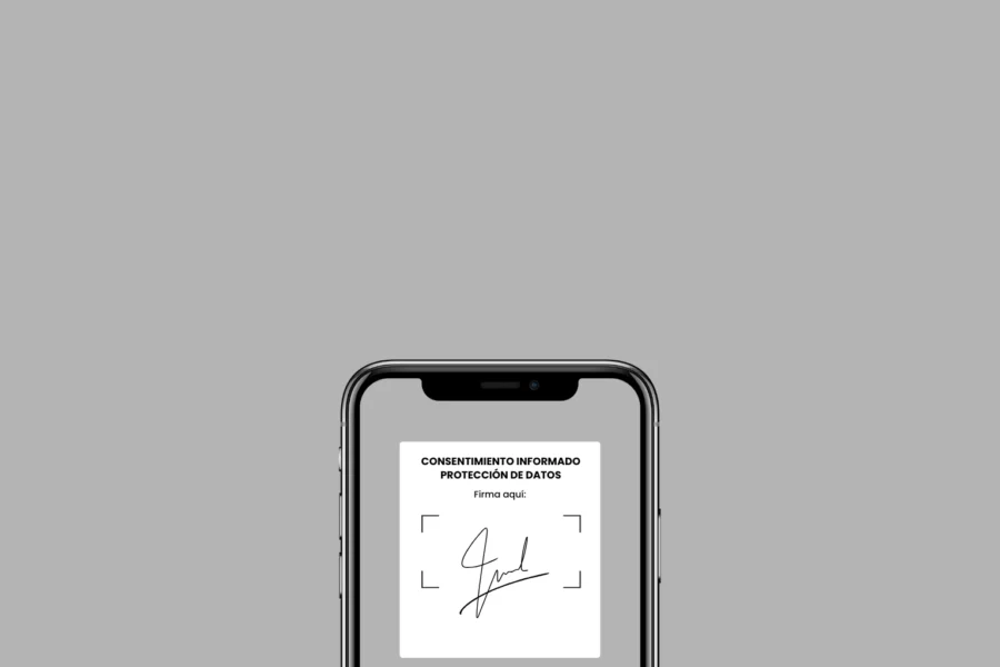Firma digital de consentimiento informado en fisioterapia desde móvil con Tufiso