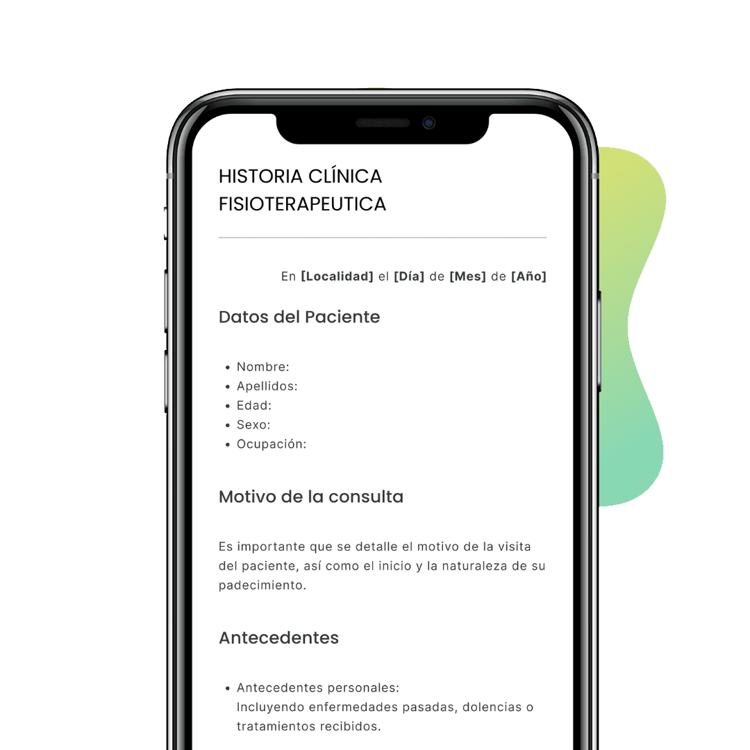 Historial clínico en fisioterapia, a tu alcance