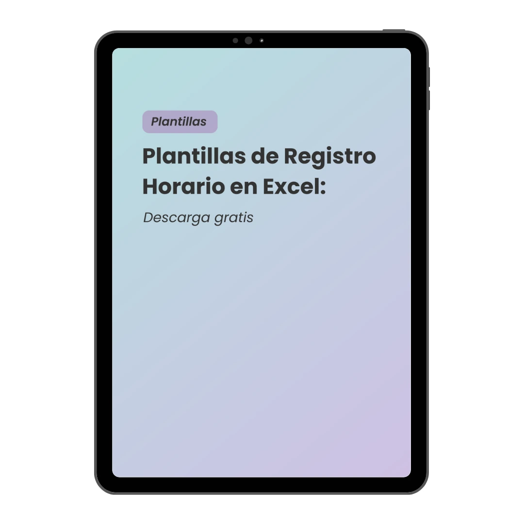 Plantillas gratis de registro horario obligatorio
